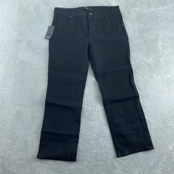 Hudson Denim - Hudson Womens Black Jeans Size 16 Cotton Blend Straight NWT 2761